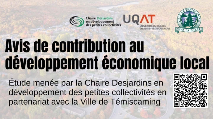 Avis de contribution au développement économique local