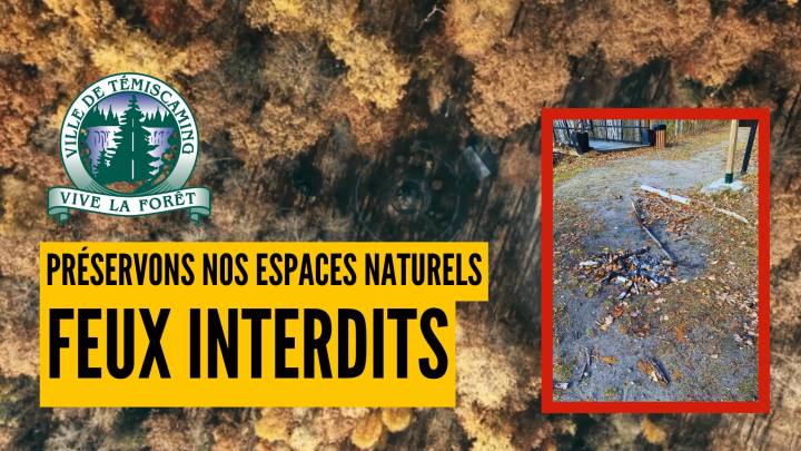 FEUX INTERDITS | PROTÉGEONS NOS ESPACES NATURELS