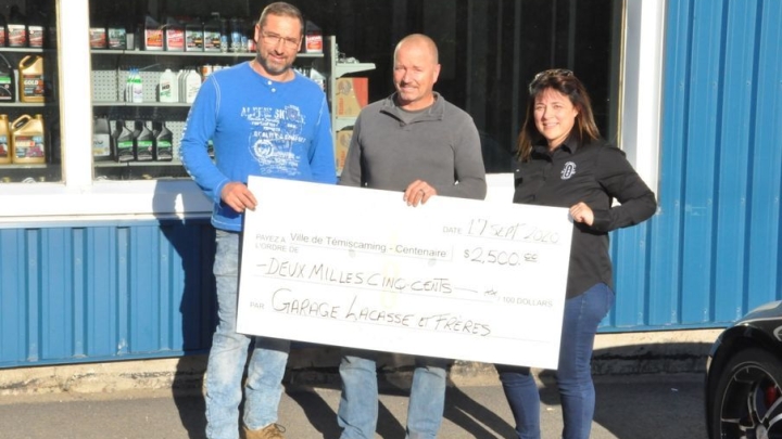 Garage Lacasse et frères donated $2500