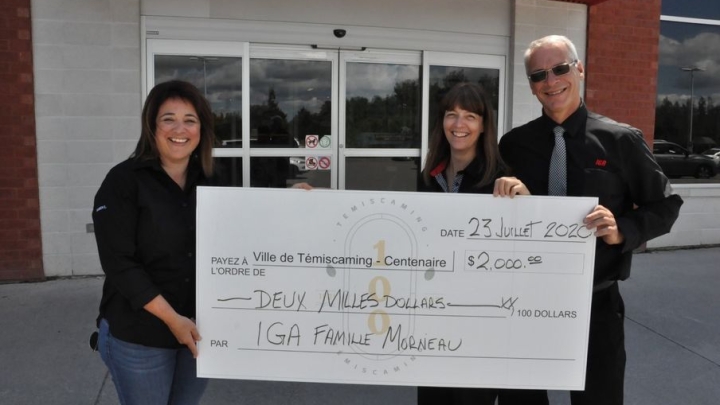 IGA Famille Morneau donated $2000