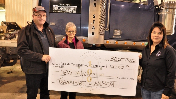 Transport R. Lambert donates $2000