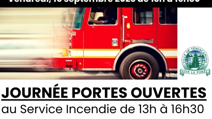SEMAINE DE LA MUNICIPALITÉ | Invitation - Journée portes ouvertes 