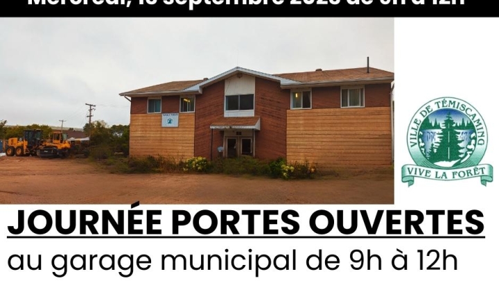 SEMAINE DE LA MUNICIPALITÉ | Invitation - Journée portes ouvertes