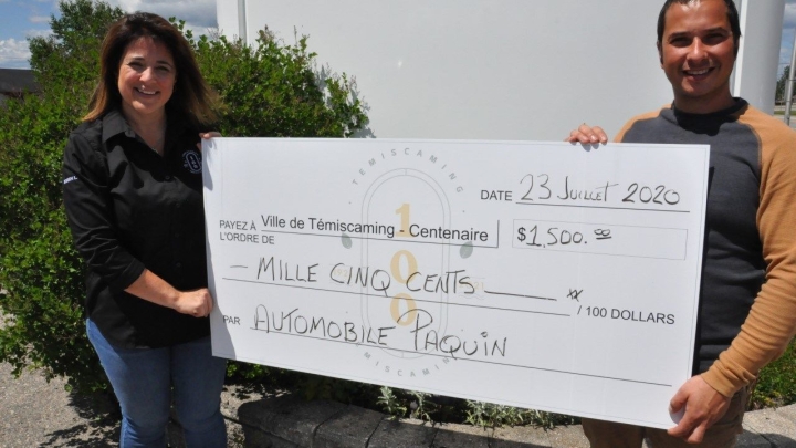 Automobile Paquin donates $1500