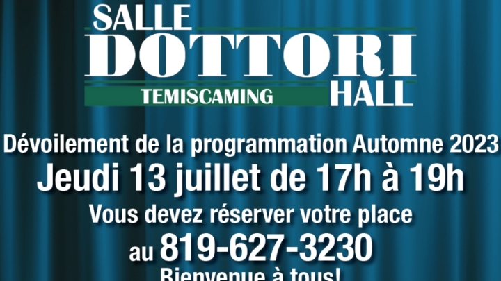 PROGRAMMATION DE LA SALLE DOTTORI
