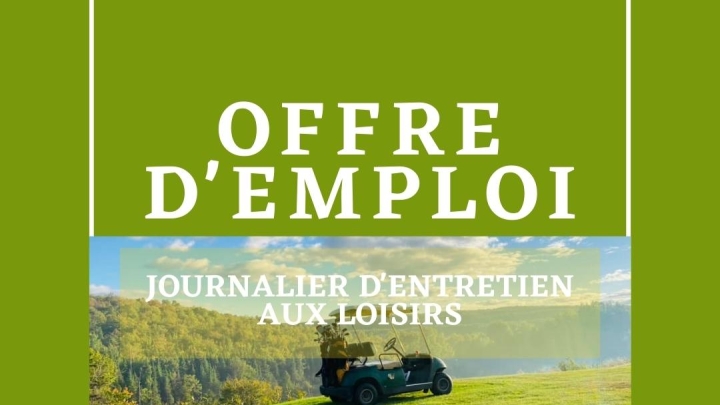 JOURNALIER D'ENTRETIEN AUX LOISIRS