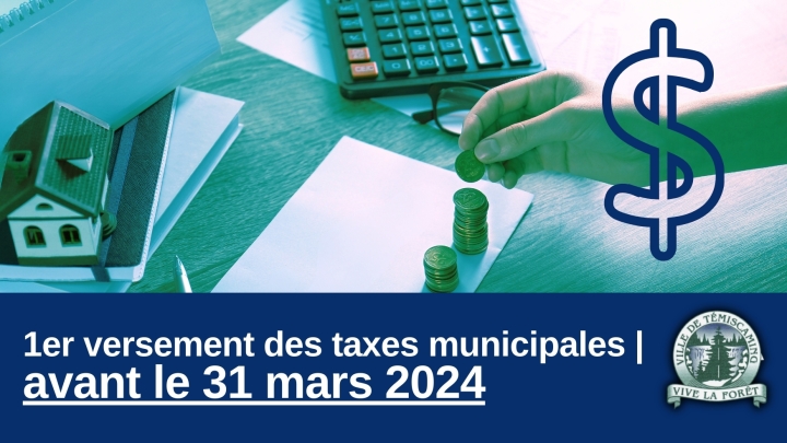 REMINDER | MUNICIPAL TAXES