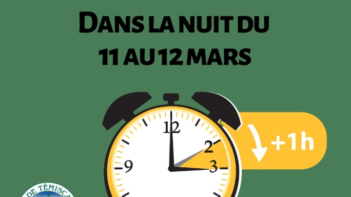 CHANGEMENT D'HEURE