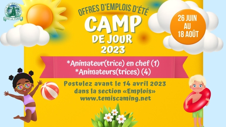 CAMP DE JOUR - 2023