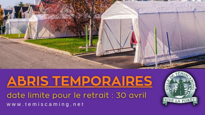 ABRIS D'AUTO AMOVIBLES |