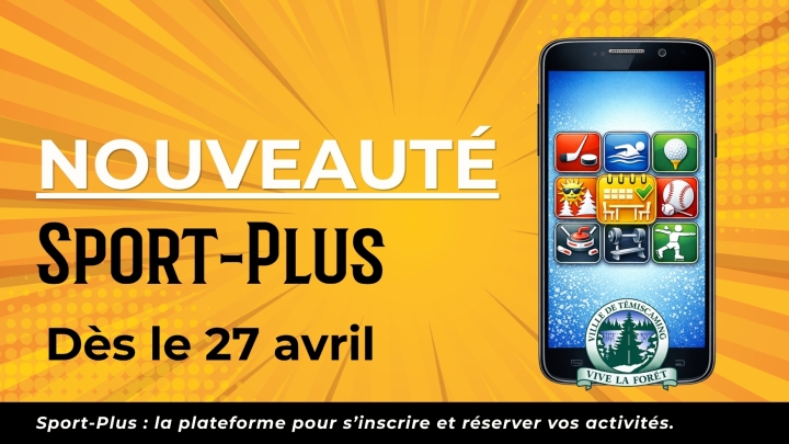 SPORT-PLUS ARRIVE À TÉMISCAMING!