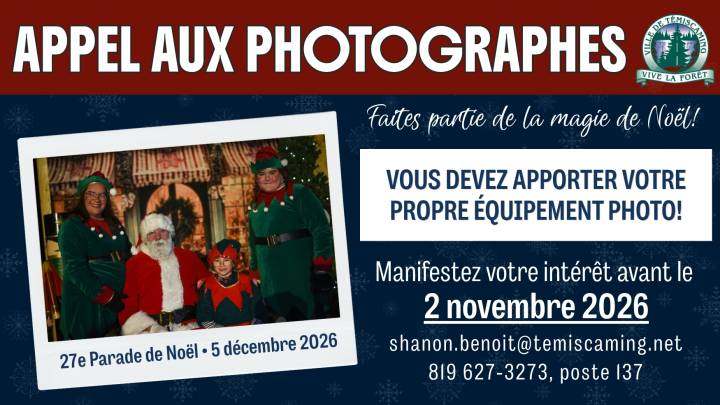 PASSIONNÉ(E) DE PHOTOGRAPHIE?