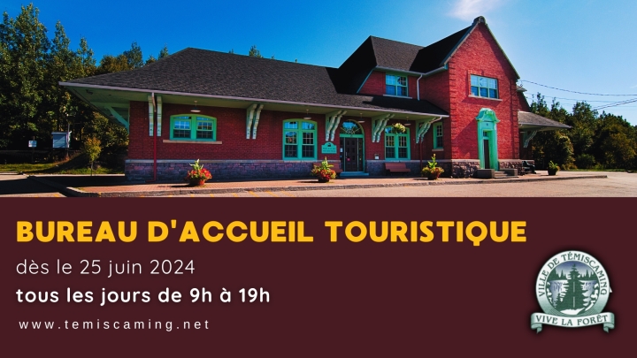 OUVERTURE DU BUREAU D'ACCUEIL TOURISTIQUE | 25 JUIN 2024