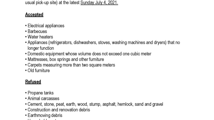 2021 summer cleanup campaign cottage sector
