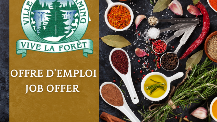 Offre d'emploi - Responsable de la cantine et du club de golf