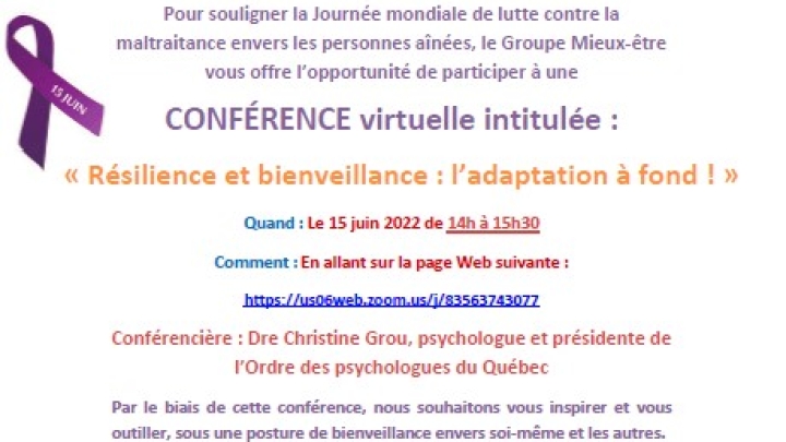 Résilience et bienveillance : l'adaptation à fond !