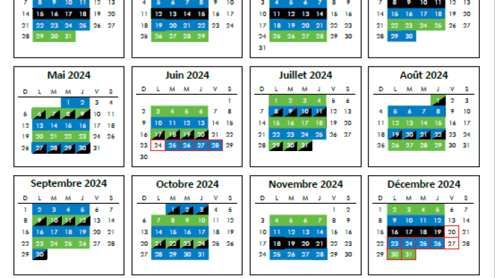2024 | SELECTIVE COLLECTION CALENDAR