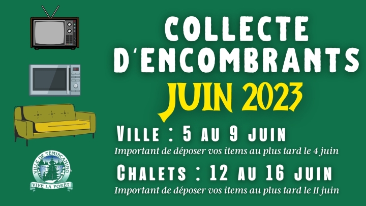 COLLECTE D'ENCOMBRANTS