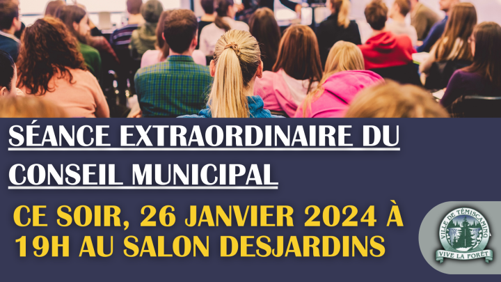 EXTRAORDINARY TOWN COUNCIL MEETING | JANUARY 26, 2024