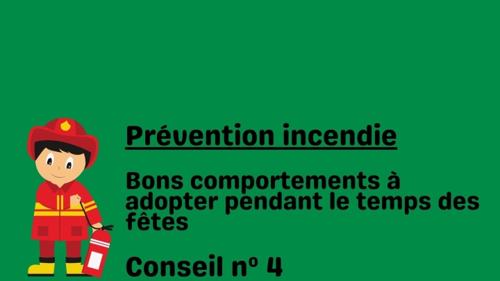 Prévention incendie - Conseil #4