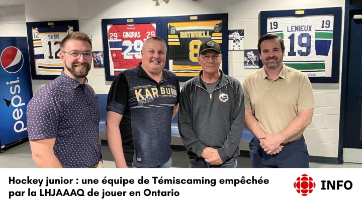 AN ALLIANCE TO BRING JUNIOR HOCKEY BACK TO TEMISCAMING