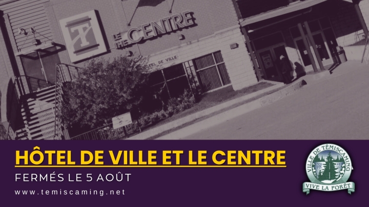 TOWN HALL AND THE CENTER | AUGUST 5