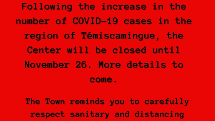 Closing of the Center