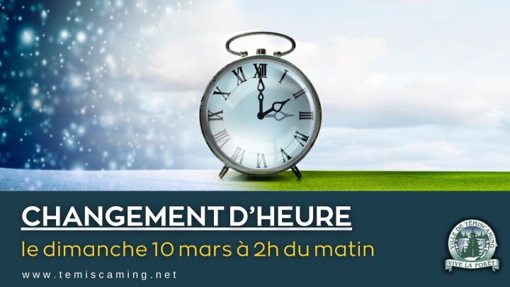 CHANGEMENT D'HEURE |