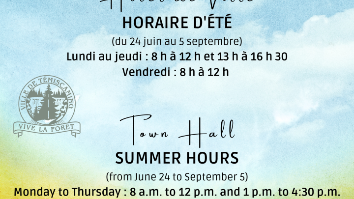 Summer Hours