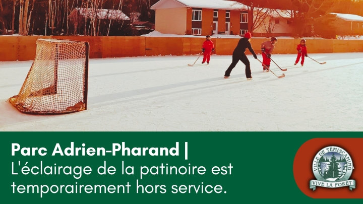 PATINOIRE EXTÉRIEURE | ÉCLAIRAGE