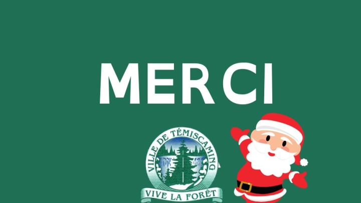 Remerciement - Parade de Noël