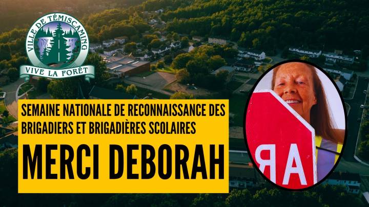UN GRAND MERCI À NOTRE BRIGADIÈRE SCOLAIRE! 