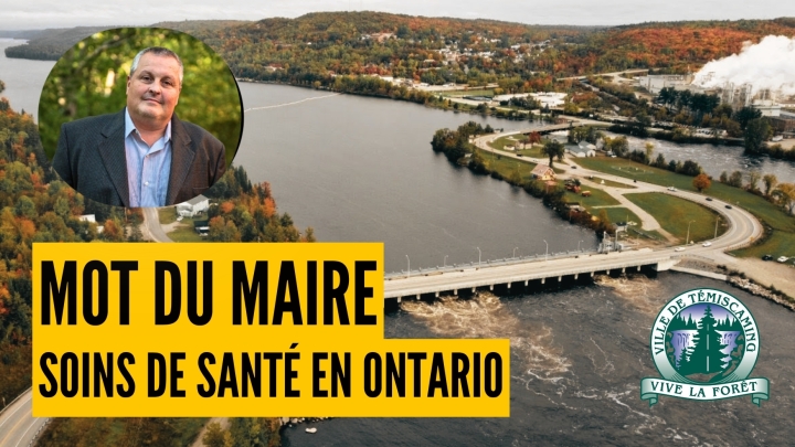 MOT DU MAIRE | SOINS DE SANTÉ EN ONTARIO