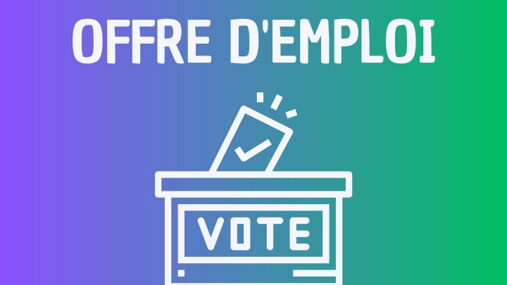 Offre d'emploi temporaire - Élection partielle 2023