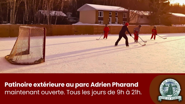 OUTDOOR SKATING RINK | PARC ADRIEN PHARAND