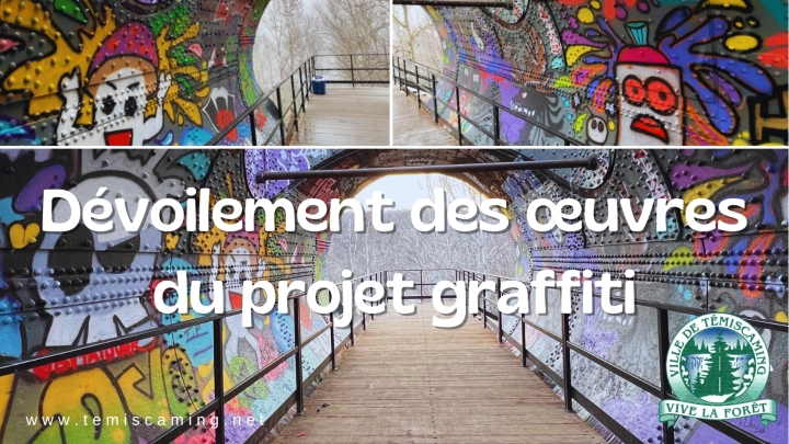 DÉVOILEMENT DES OEUVRES DU PROJET GRAFFITI |