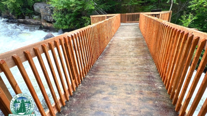RÉOUVERTURE DE LA PASSERELLE DU RUISSEAU GORDON |