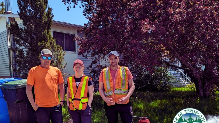 RINÇAGE DU RÉSEAU D'AQUEDUC.
