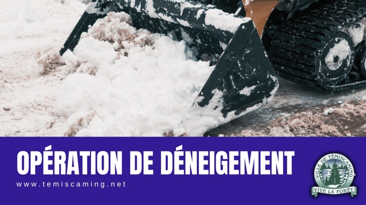 OPÉRATION DE DÉNEIGEMENT |
