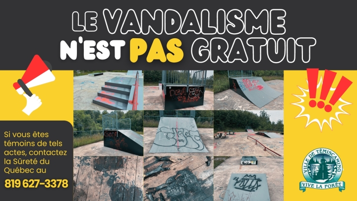 MESSAGE IMPORTANT | APPEL À LA VIGILANCE - VANDALISME