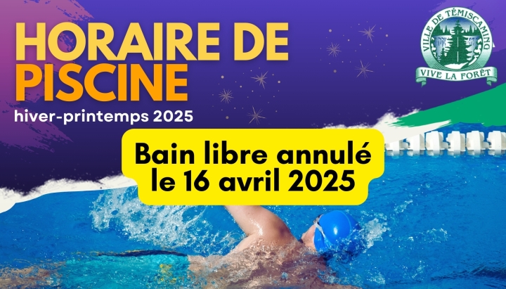 ANNULATION | PISCINE LIBRE