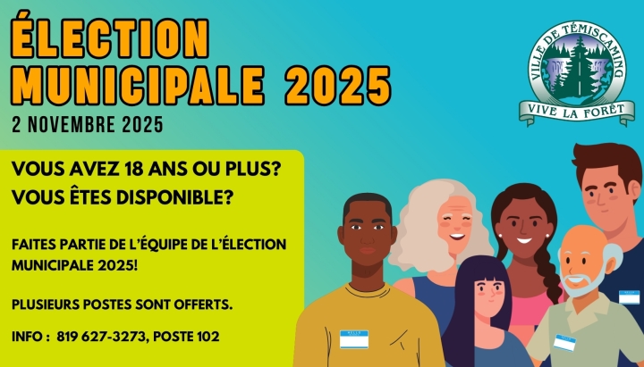 WANT TO HELP MAKE THE 2025 MUNICIPAL ELECTIONS RUN SMOOTHLY?