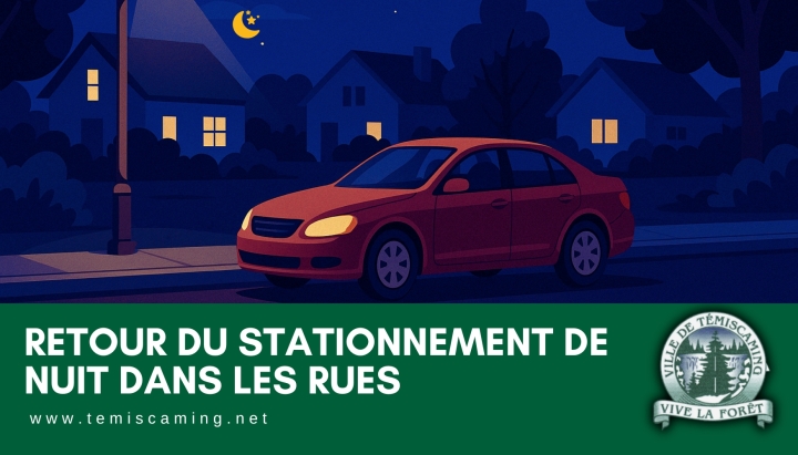 RETOUR DU STATIONNEMENT DE NUIT DANS LES RUES