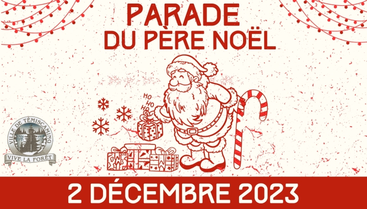 PARADE DE NOËL | 2 DÉCEMBRE 2023