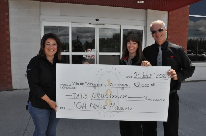 IGA Famille Morneau donated $2000