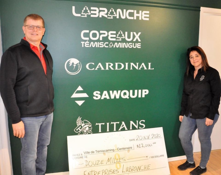 Labranche Entreprises becomes the first Pioneer Partner with a donation of $12,000