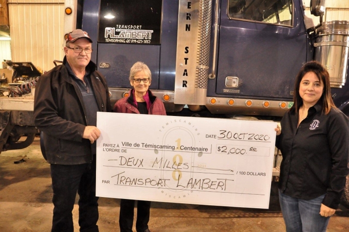 Transport R. Lambert donates $2000