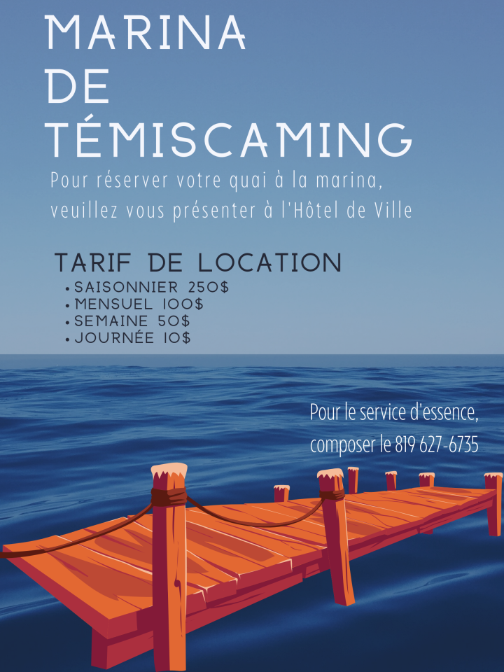 Marina de Témiscaming - location