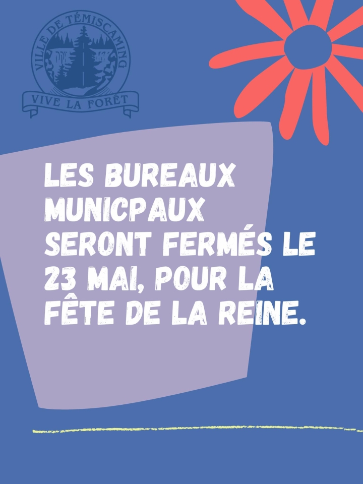 Bureaux municipaux - Congé