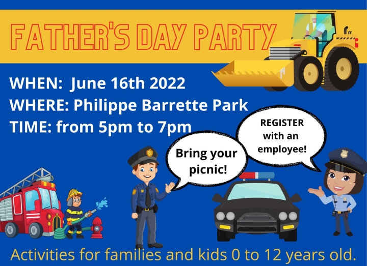 Father's day : June 16th